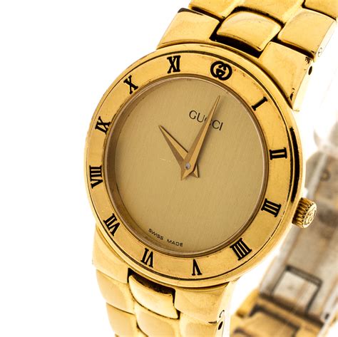 gucci gold watxh|gucci gold watch sale.